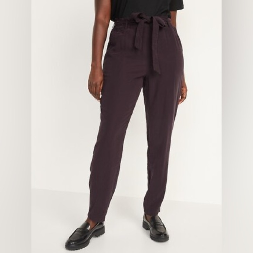 !NWT! Old Navy high waisted cropped tie pants women’s size 4X